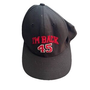 Vintage 90s Chicago Bulls Michael Jordan "I'm Back" Vintage Snapback  Hat